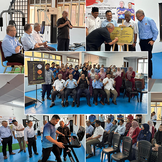 Majlis Perasmian Gimnasium Permodalan Kelantan Berhad oleh Ketua Pegawai Eksekutif PKINK