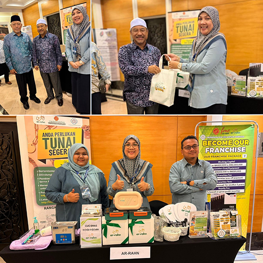 Promosi Ar-Rahn sempena program Shariah Life Mewajah Kelantan Sejahtera 2025 di Hotel Perdana pada Khamis , 20hb November 2025