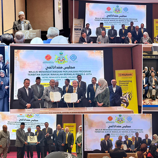 Majlis Menandatangani Perjanjian Program Terbitan Sukuk Wakalah bernilai RM300 juta antara Permodalan Kelantan Berhad dengan Maybank Investment Bank Berhad